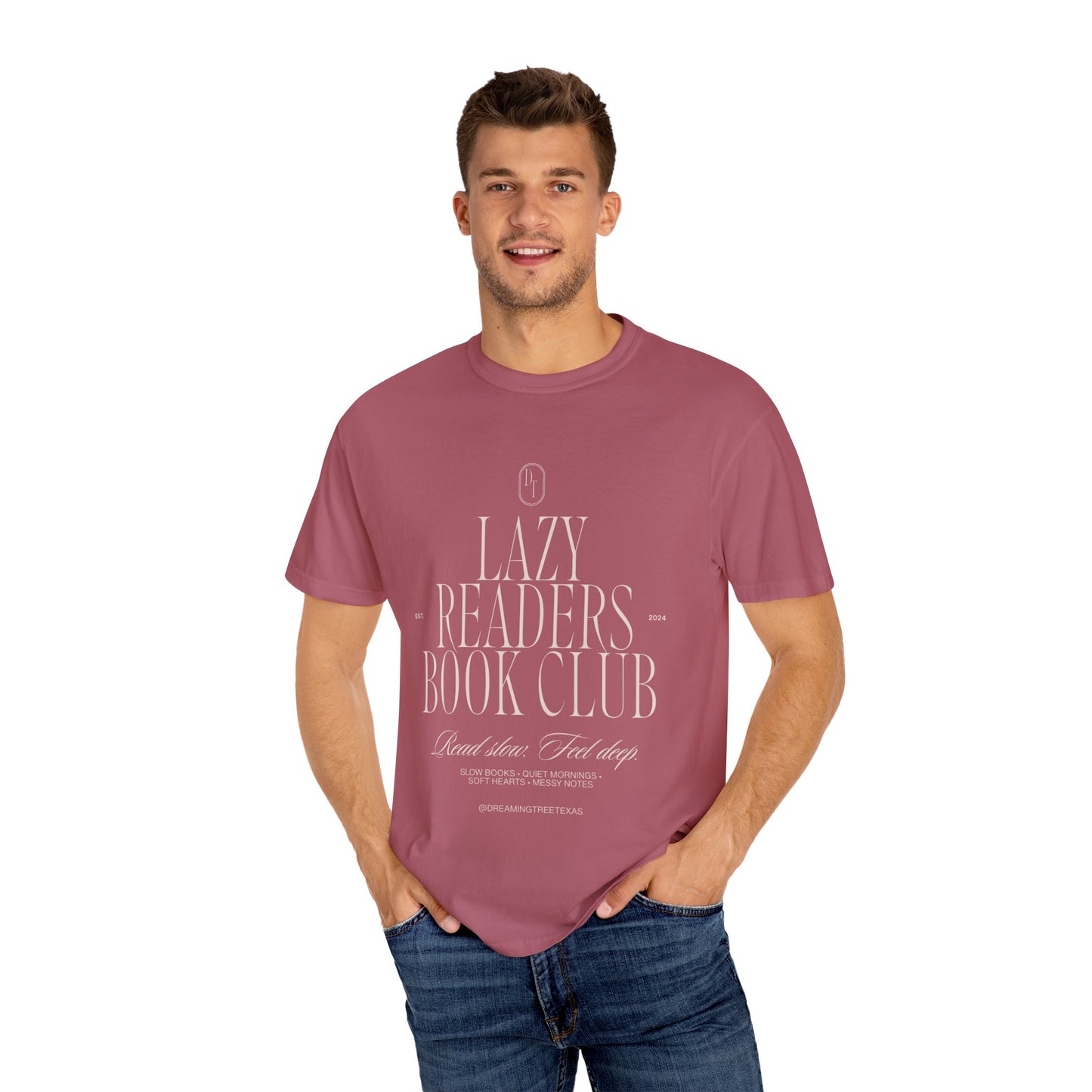 Lazy Readers Book Club tee