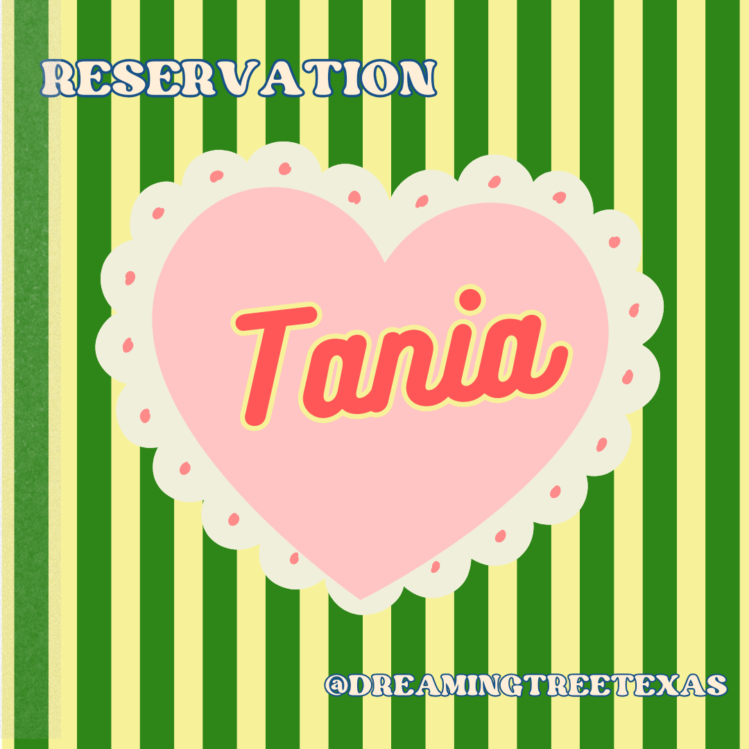 Reservation for Tania