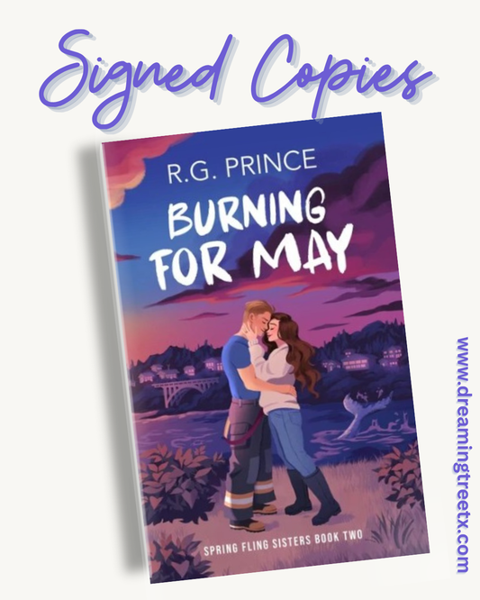 Signed Paperback: Burning for May by RG Prince