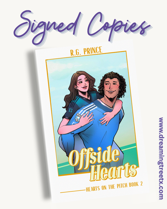 Offside Hearts Signed Paperback Copy