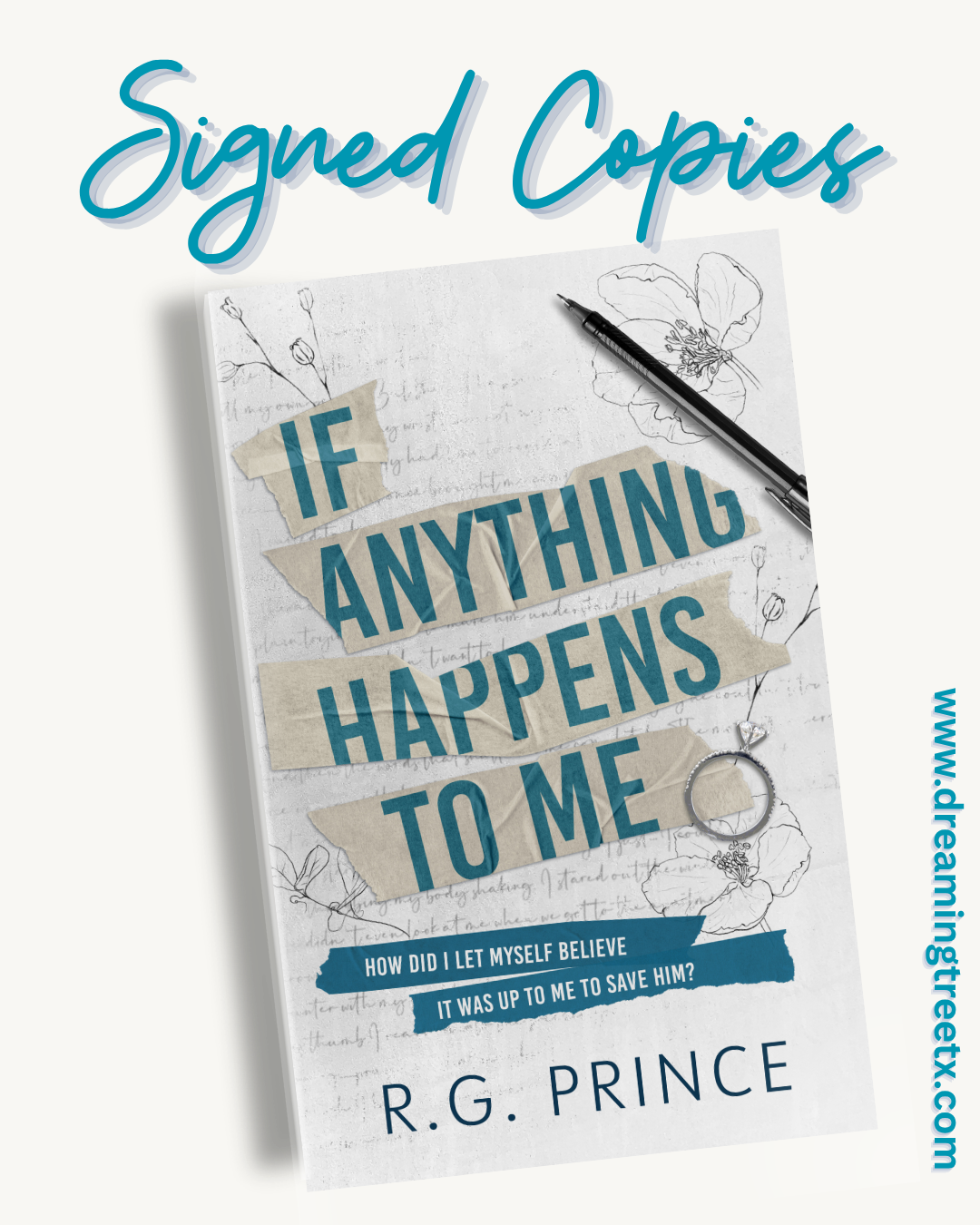 Signed Paperback: If Anything Happens to Me by RG Prince