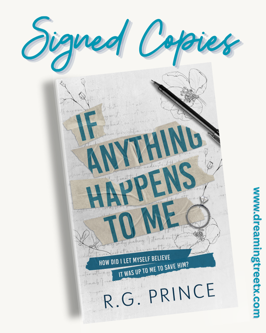 Signed Paperback: If Anything Happens to Me by RG Prince