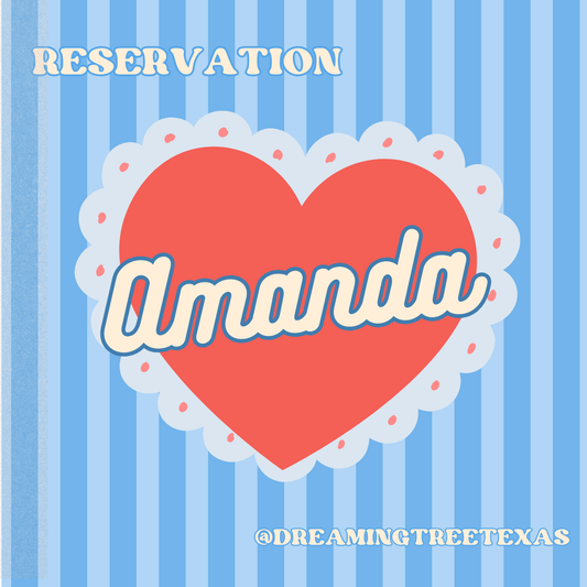Reservation for Amanda - Stenciled A Temptest of Tea - Fanzal