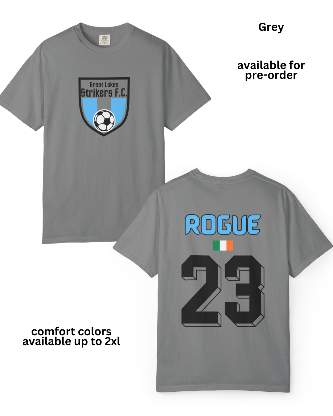 LIMITED EDITION STRIKERS T’S ⚽️💜🩵